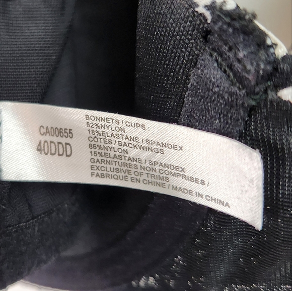 Penningtons TiVoglio Black Snakeskin Underwire Lightly Lined T-Shirt Bra 40ddd - Picture 6 of 8